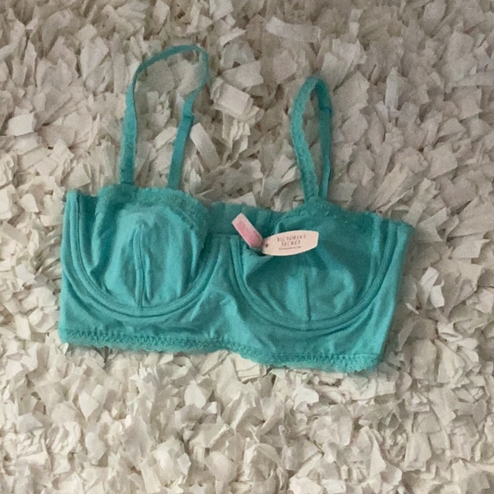 Victoria's Secret Teal Lace Bralette
